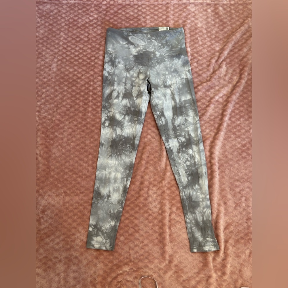 Garage Womens Gray Tie Dye Leggings